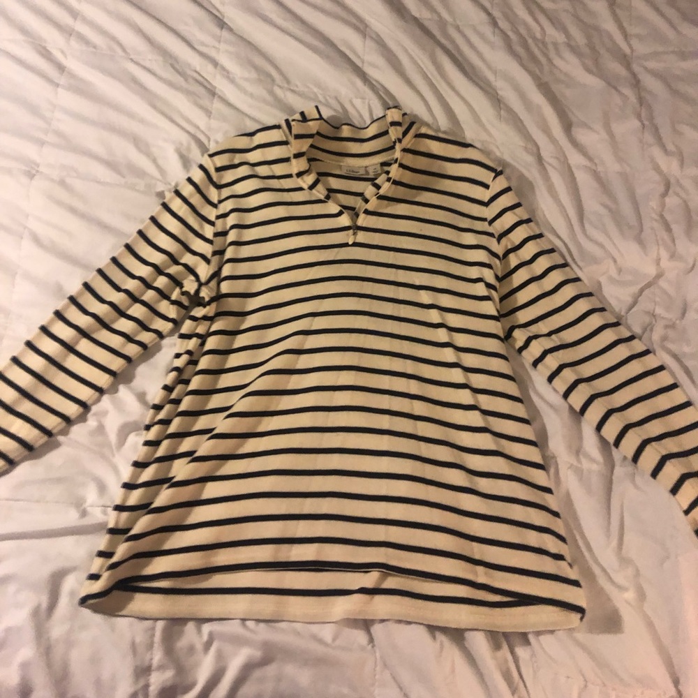 LL Bean XL zip up mock turtleneck